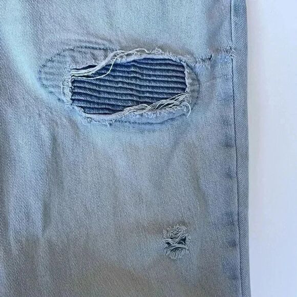 PacSun Stacked Skinny Jeans Distressed Men’s 32x32 Light Wash - Picture 14 of 16